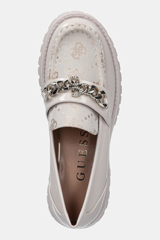 Μοκασίνια Guess ALMER μπεζ FLPALR.FAL14.IVORY