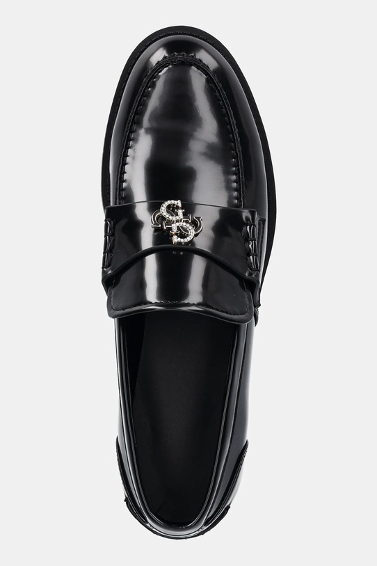 Μοκασίνια Guess BEVALEE μαύρο FLPBVL.ELE14.BLACK