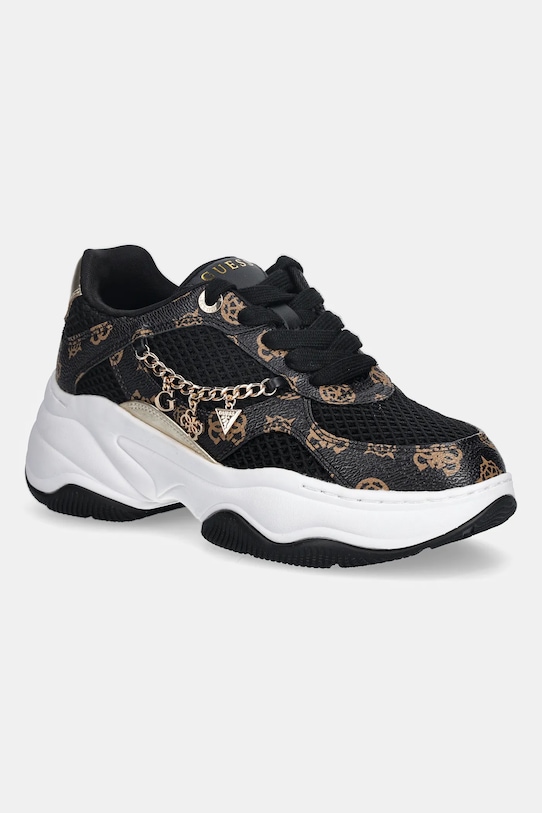 Guess sneakersy HARPAA syntetyczny czarny FLPHAR.FAL12.BLKBR