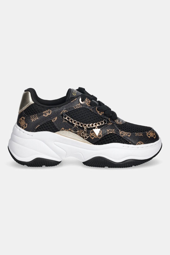 Guess sneakersy HARPAA FLPHAR.FAL12.BLKBR czarny SS26