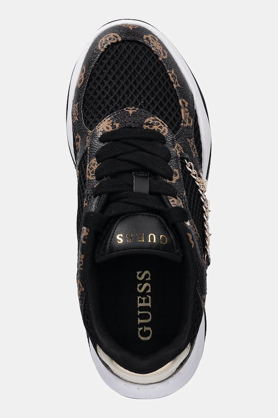 Guess sneakersy HARPAA czarny FLPHAR.FAL12.BLKBR