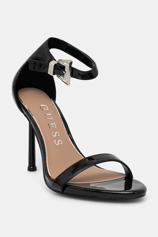 Πέδιλα Guess INSRAA στιλέτο μαύρο FLPINS.PAF03.BLACK