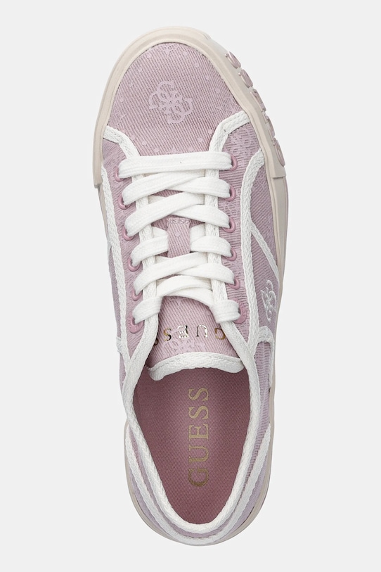 Guess tenisówki ISSAH2 fioletowy FLPI2S.FAL12.PINK