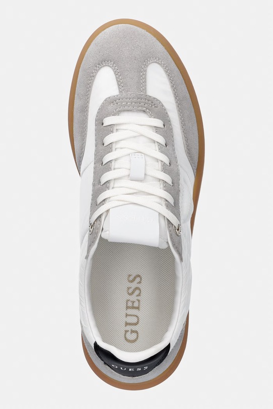 Guess sneakersy PARLET biały FLPPAR.FAB12.WHIGR