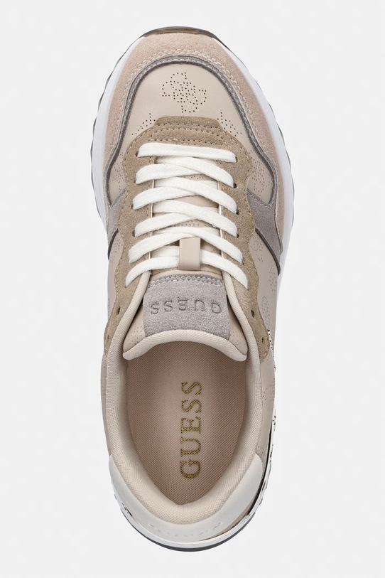 Guess sneakersy VINSA5 beżowy FLPVN5.FAB12.SAND