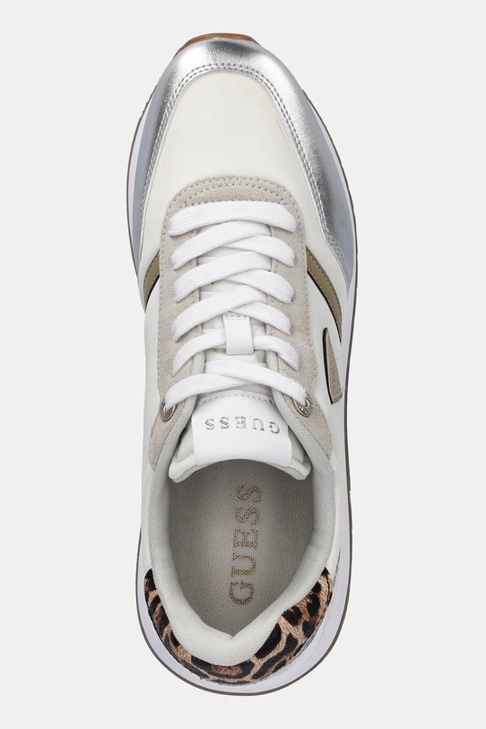 Guess sneakersy EAGAR2 beżowy FLP2EG.PEL12.LEOPA