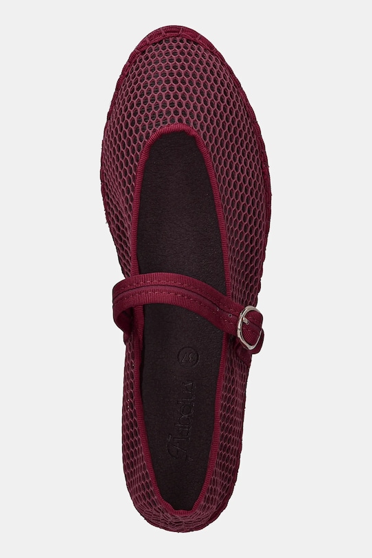 Μπαλαρίνες Flabelus μπορντό Isabella.Maryjane