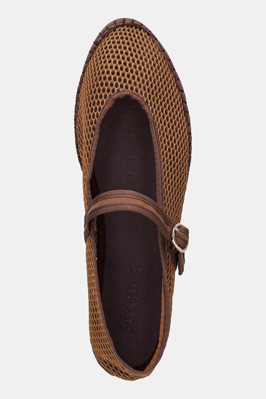 Μπαλαρίνες Flabelus καφέ Isabella.Maryjane