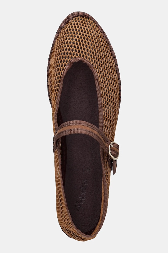 Μπαλαρίνες Flabelus καφέ Isabella.Maryjane