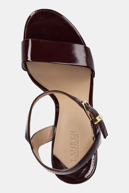 Δερμάτινα σανδάλια Lauren Ralph Lauren Gwen κόκκινο 802962180004.600