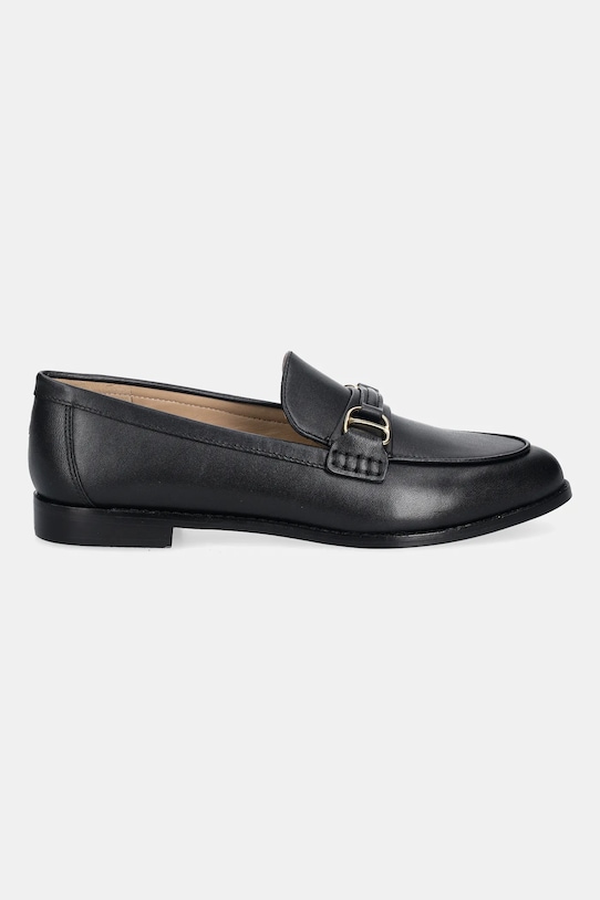 Δερμάτινα μοκασίνια Lauren Ralph Lauren Tasha Loafer 802P02121001.001 μαύρο SS26