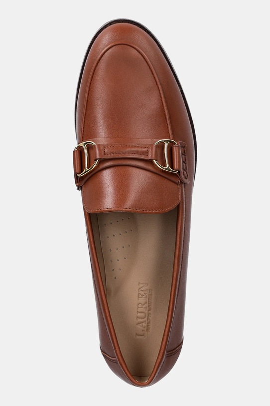 Δερμάτινα μοκασίνια Lauren Ralph Lauren Tasha Loafer καφέ 802P02121002.200
