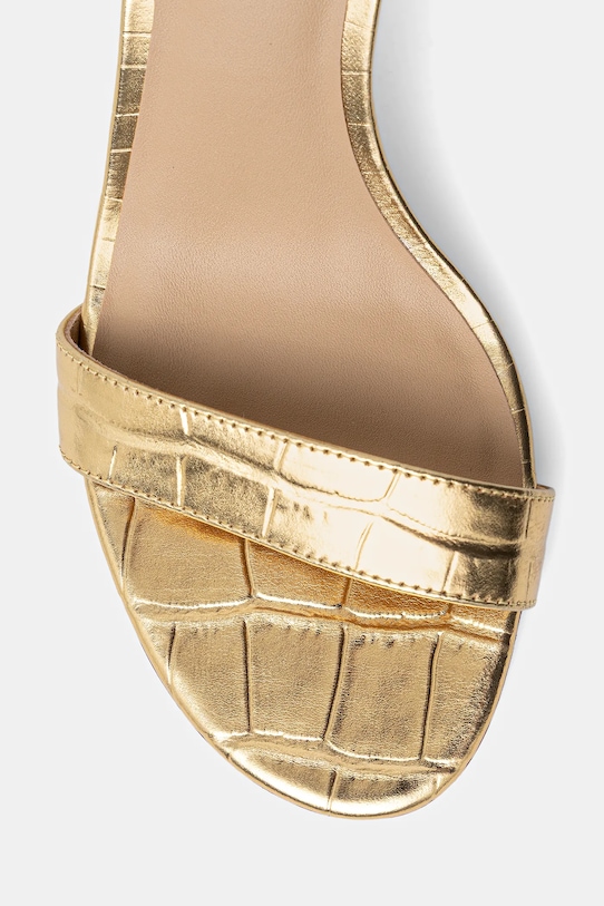 Δερμάτινα σανδάλια Lauren Ralph Lauren Allie Mid χρυσαφί 802P04400001.710