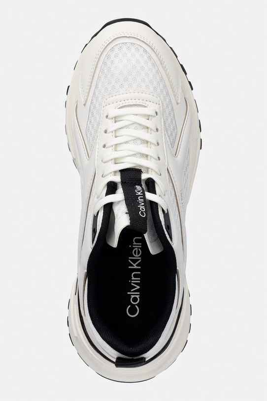 Calvin Klein HIKE RUN CKSTRIPE MESH sneakersy damskie biały HW0HW03002
