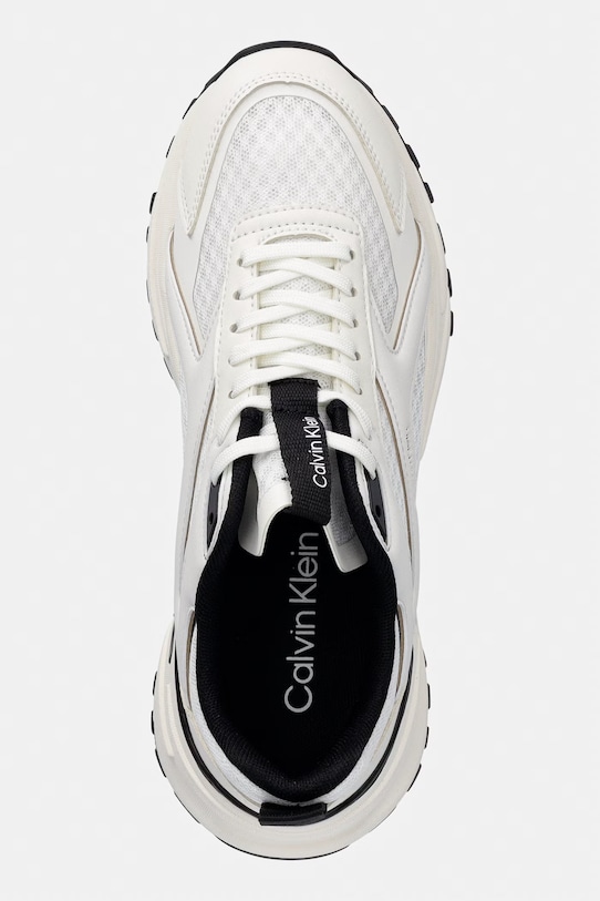 Calvin Klein HIKE RUN CKSTRIPE MESH sneakersy damskie biały HW0HW03002