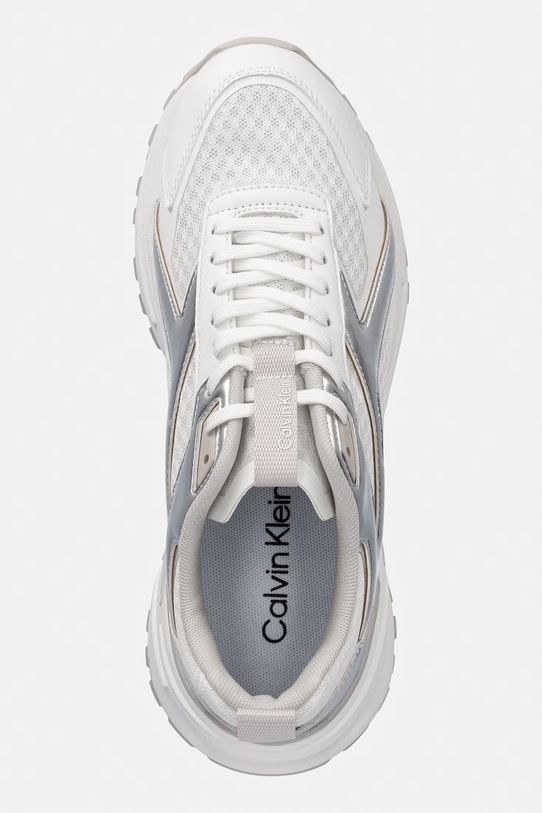 Calvin Klein HIKE RUN CKSTRIPE MESH MET sneakersy damskie biały HW0HW03140