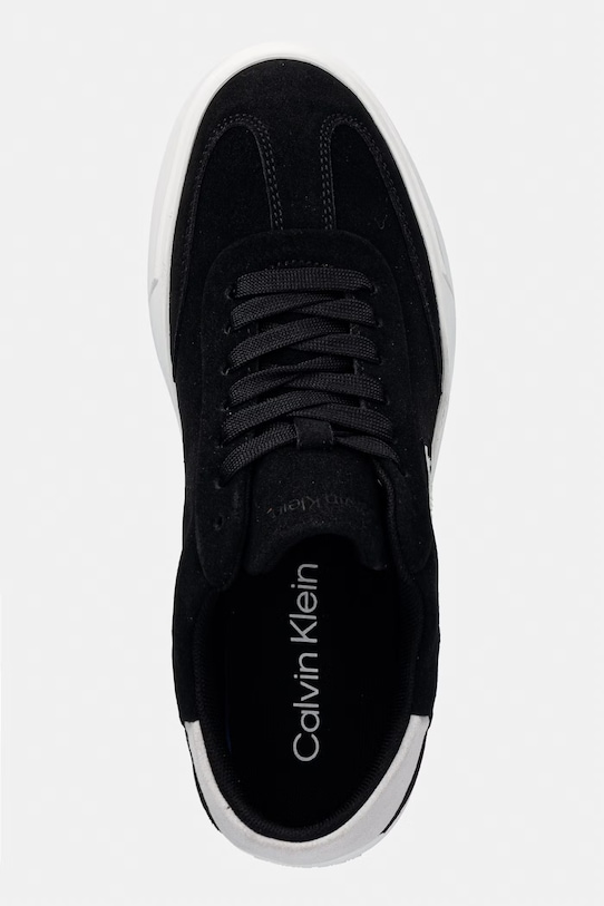 Calvin Klein LOW PRO CUPS WT SUEDE MG sneakersy damskie czarny HW0HW03144