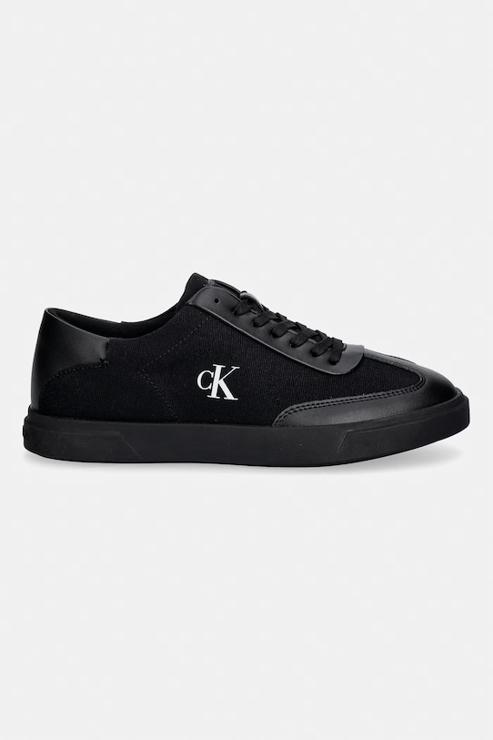 Calvin Klein LOW PRO CUPS WT CANV MG sneakersy damskie HW0HW03145 czarny SS26