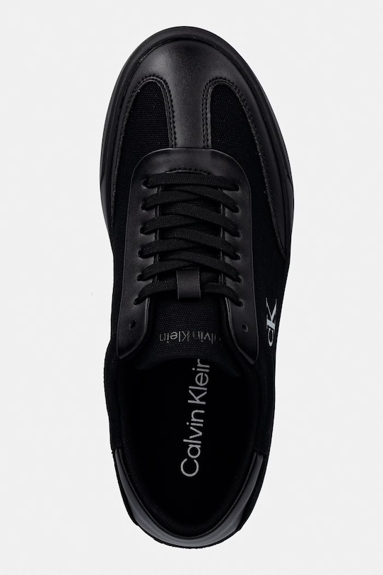Calvin Klein LOW PRO CUPS WT CANV MG sneakersy damskie czarny HW0HW03145