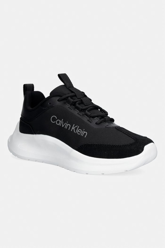Calvin Klein LIGHT EVA RUNNER NYL-SUE sneakersy damskie czarny HW0HW03149