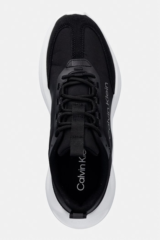 Calvin Klein LIGHT EVA RUNNER NYL-SUE sneakersy damskie czarny HW0HW03149