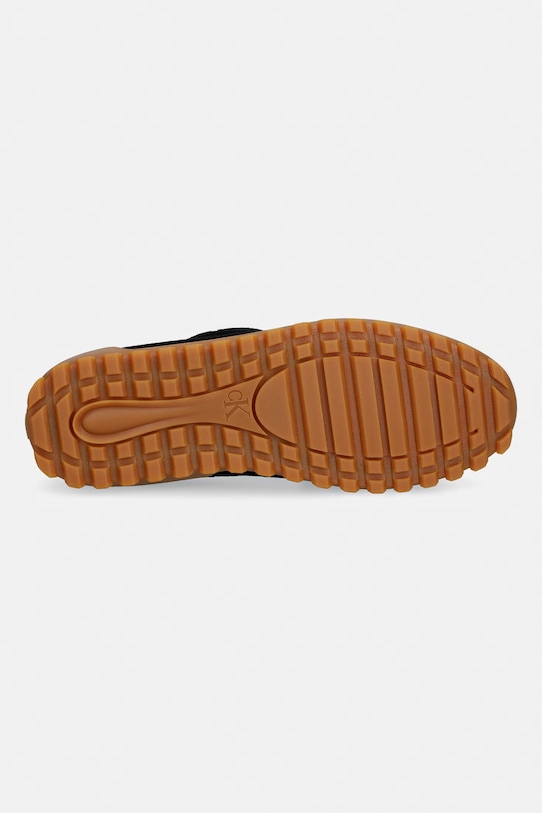 Calvin Klein LOW PROFILE RUN MG SUE DB LACES sneakersy damskie HW0HW03150 czarny