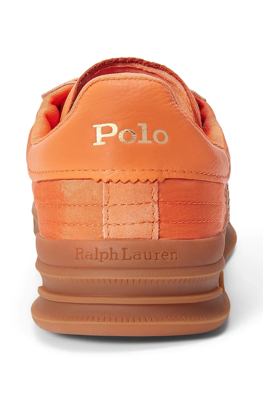Παπούτσια Δερμάτινα sneakers Polo Ralph Lauren Heritage Aera 804P04919003.810 πορτοκαλί