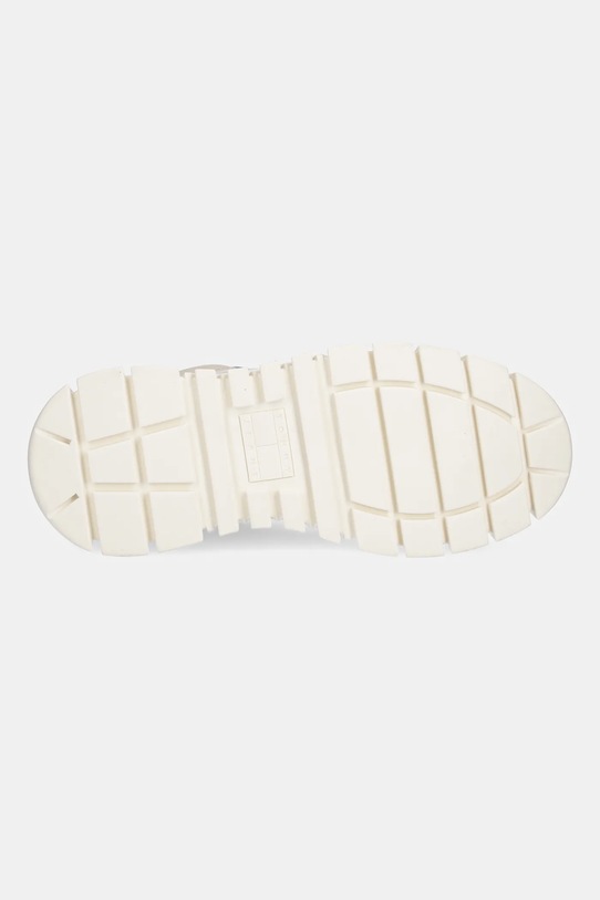 Tommy Jeans sneakersy skórzane TJW VULC FLATFORM LEATHER EN0EN03008 beżowy
