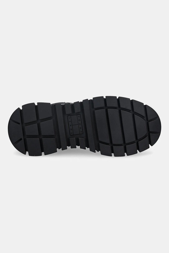 Tommy Jeans sneakersy skórzane TJW VULC FLATFORM LEATHER EN0EN03008 czarny