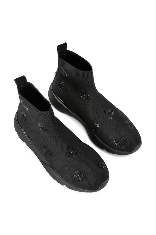 Kurt Geiger London sneakersy Kurt Knit Sock Runner Dr 5372000609 czarny SS26