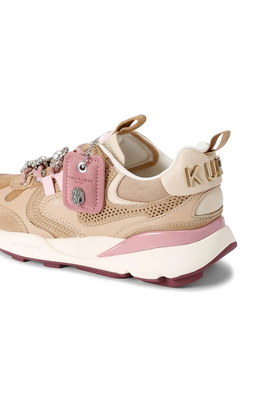 Kurt Geiger London sneakersy skórzane Kurt Runner 5064348219 beżowy