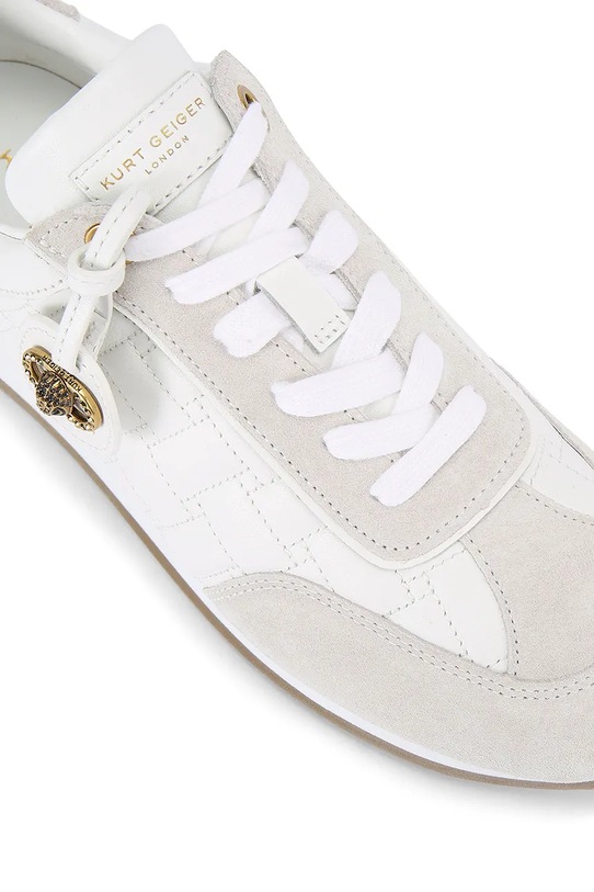 Obuwie Kurt Geiger London sneakersy skórzane Chelsea Tag Runner 3980010129 biały