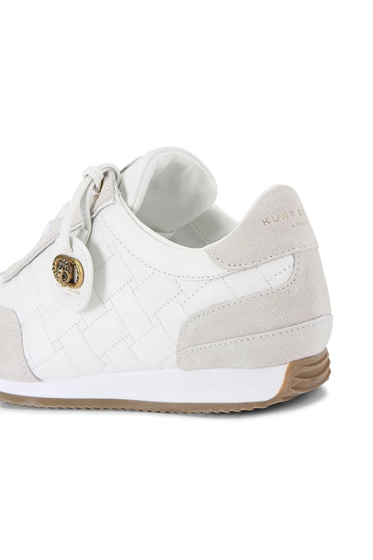 Kurt Geiger London sneakersy skórzane Chelsea Tag Runner biały 3980010129