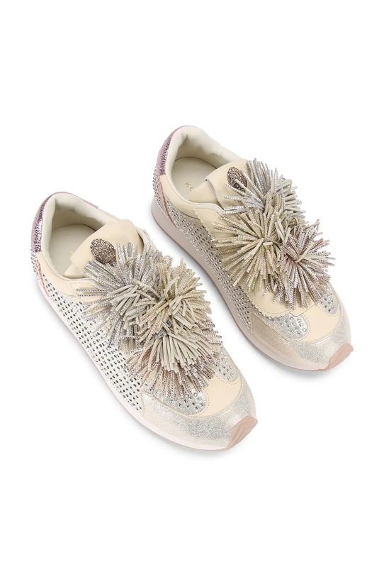 Kurt Geiger London sneakersy Islington Pom Pom Pump 5377765209 złoty SS26