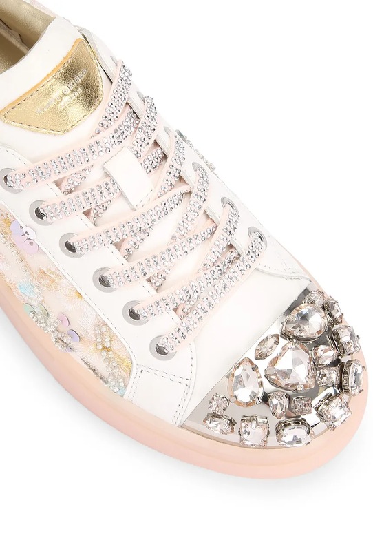 Obuwie Kurt Geiger London sneakersy Crystal Toecap Cupsole 5374319189 biały