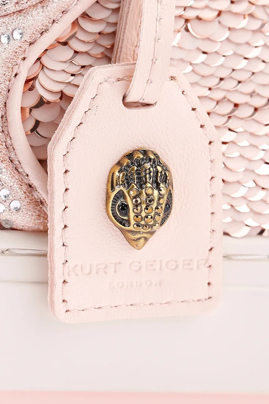 Kurt Geiger London sneakersy skórzane Southbank Tag różowy 9564324619