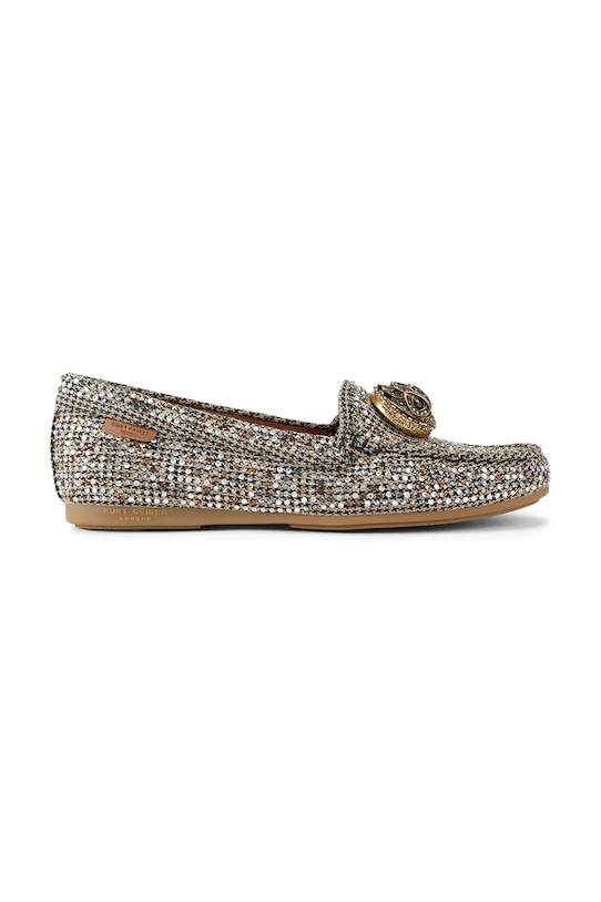 Kurt Geiger London mokasyny Chelsea Moccasin tekstylny brązowy 4986843609