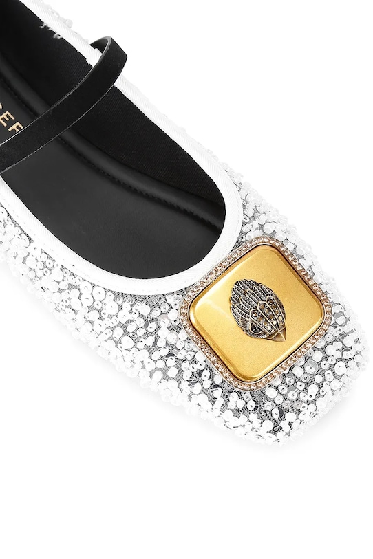 Obuwie Kurt Geiger London baleriny Pimlico Ballerina 5392013069 srebrny