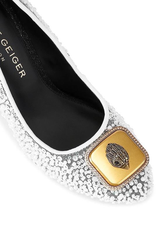 Obuwie Kurt Geiger London szpilki Pimlico Court 5390813609 srebrny