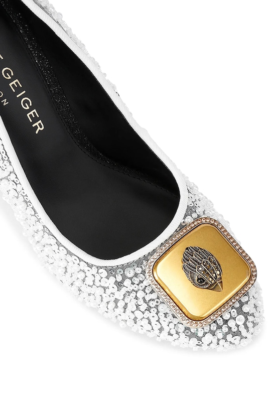 Obuwie Kurt Geiger London szpilki Pimlico Court 5390813609 srebrny