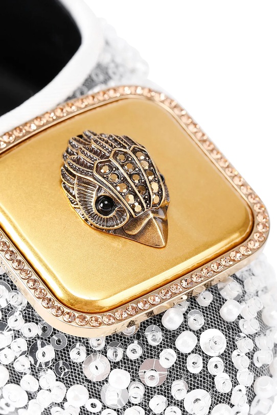 Kurt Geiger London szpilki Pimlico Court srebrny 5390813609