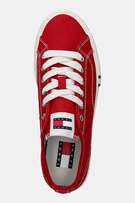 Tommy Jeans ARCHIVE Y2K tenisówki damskie czerwony EN0EN02956