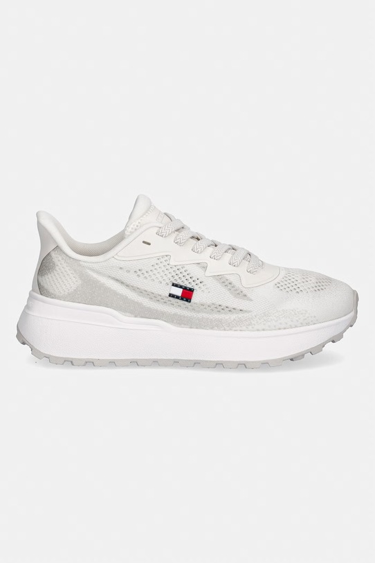 Tommy Jeans TJW SPORTY KNIT RUNNER sneakers γυναικεία EN0EN02962 μπεζ SS26