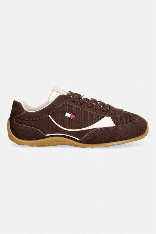 Tommy Jeans ARCHIVE '97 LITE SUEDE sneakersy damskie EN0EN02997 brązowy SS26