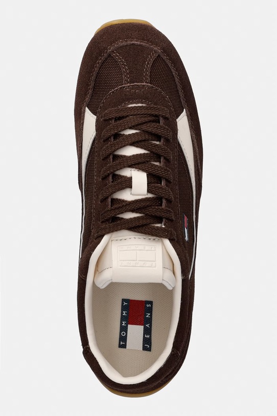 Tommy Jeans ARCHIVE '97 LITE SUEDE sneakersy damskie brązowy EN0EN02997