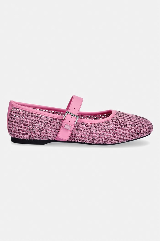 Tommy Jeans baleriny TJW KNITTED BALLERINA EN0EN03030 różowy SS26