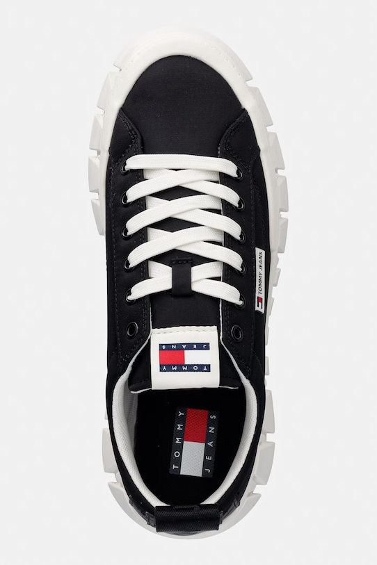 Tommy Jeans TJW FLATFORM CHUNKY SNEAKER sneakersy damskie czarny EN0EN03036