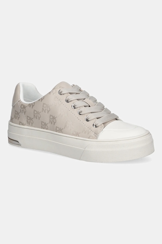 Dkny tenisówki York Logo płaska beżowy K3556786.BNE