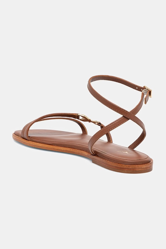 Încălțăminte Patrizia Pepe sandale de piele 8X0104.L026.B111 maro