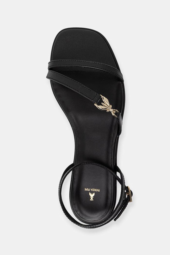 Patrizia Pepe sandale de piele negru 8X0104.L026.K103